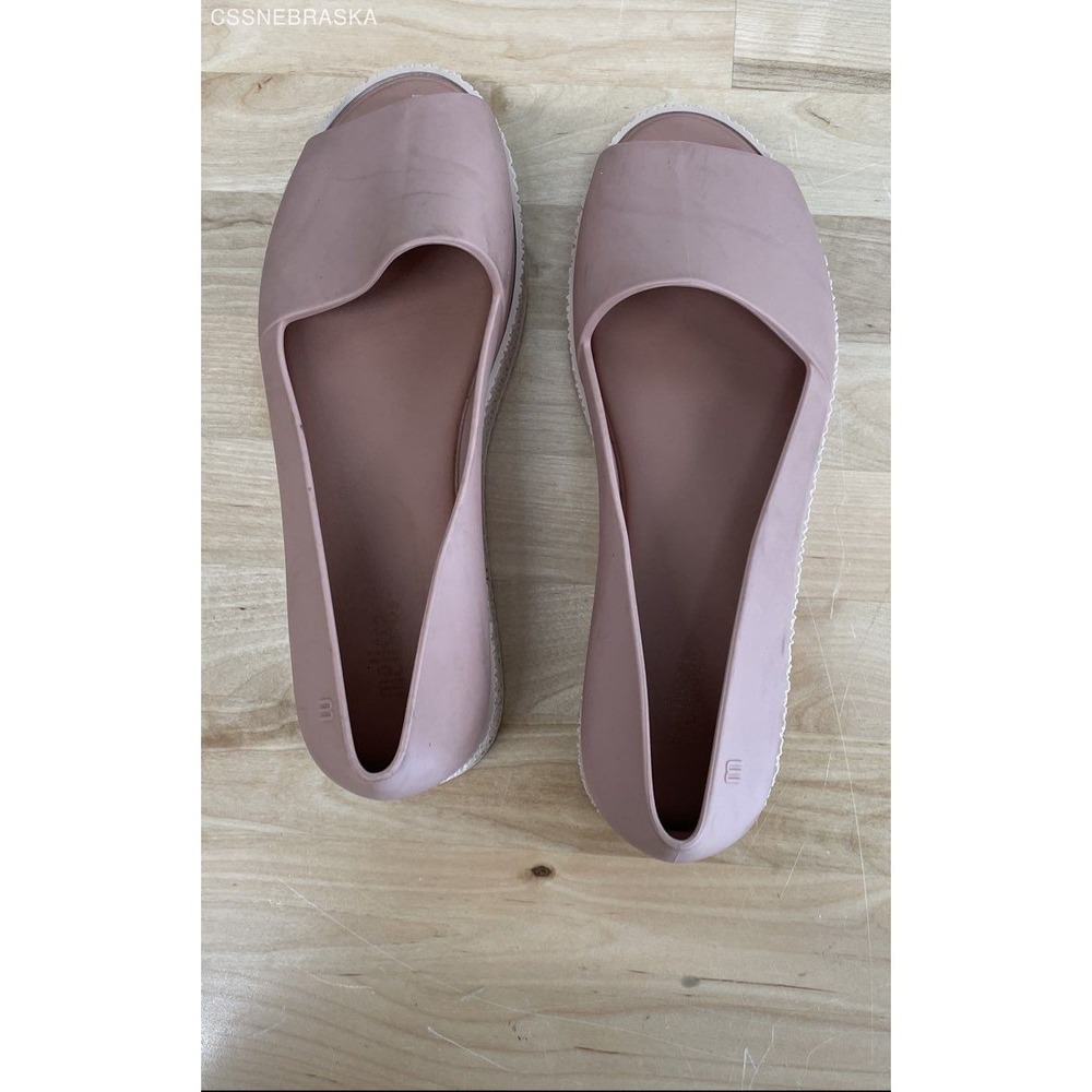 Melissa Pink Platform Jelly Sandals Puzzle Open Toe Women’ Slip On - Size 5